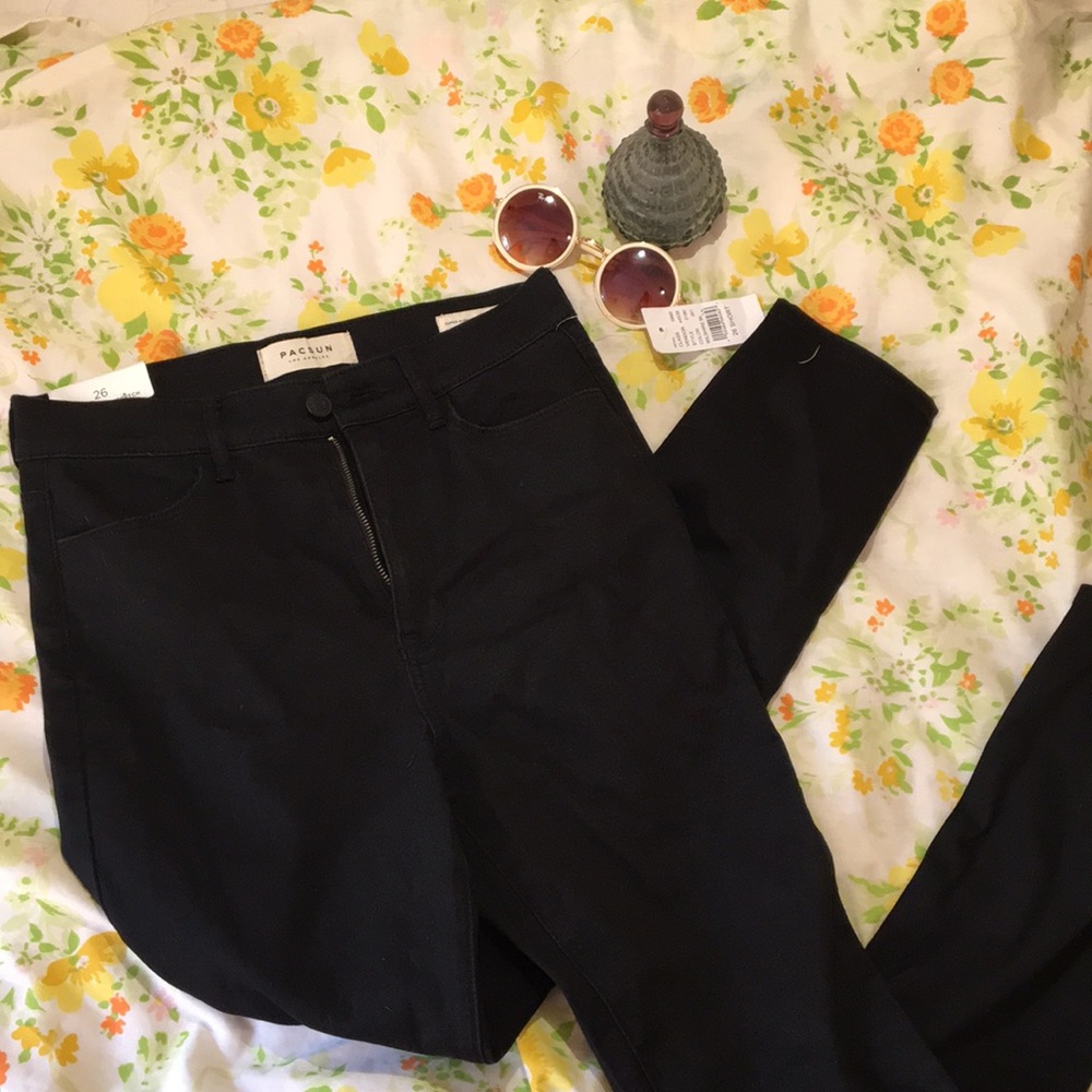 black pacsun skinny jeans